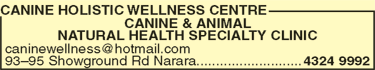 Canine Holistic Wellness Centre - Vets Adelaide 8
