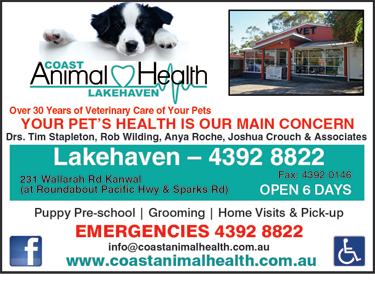 Coast Animal Health - Vets Adelaide 6