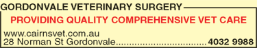 Gordonvale Veterinary Surgery - Vets Adelaide 1