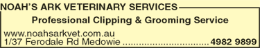 Noah's Ark Veterinary Services - Vets Adelaide 2
